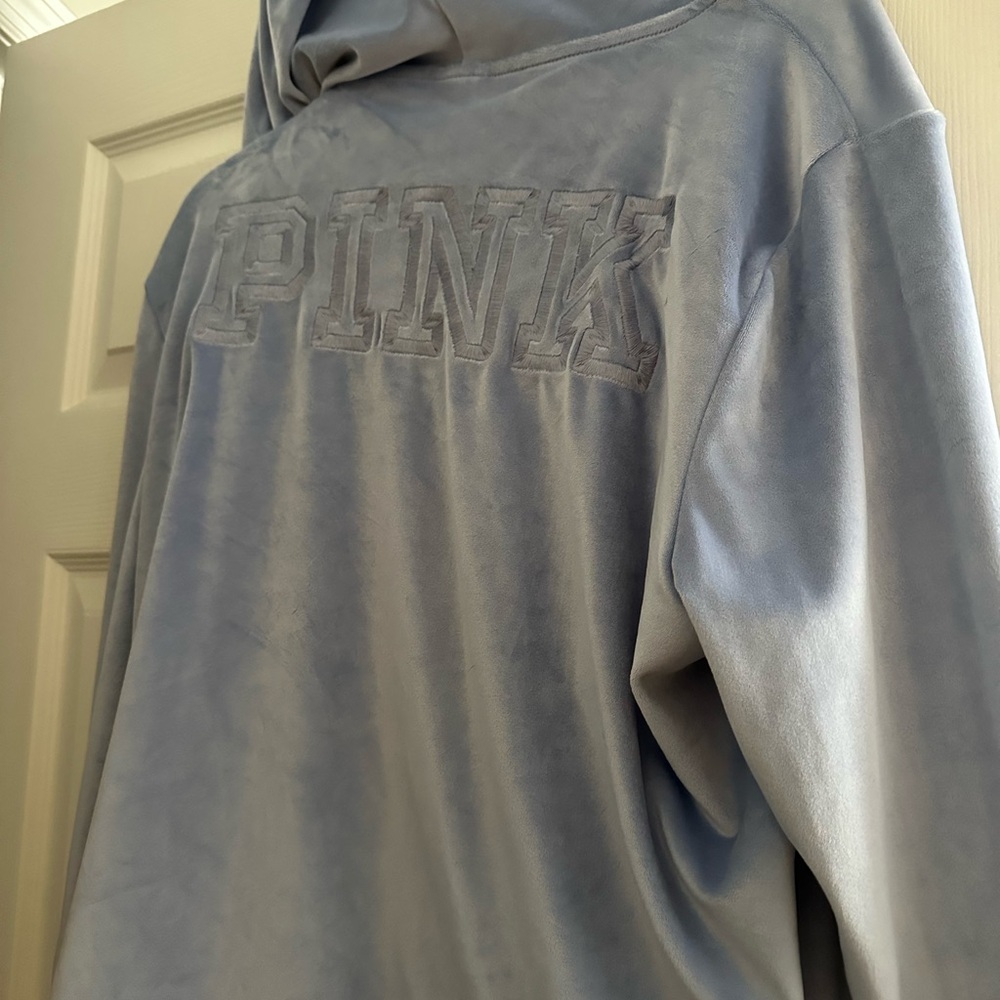 PINK Victoria's Secret Light Blue Sweatshirt